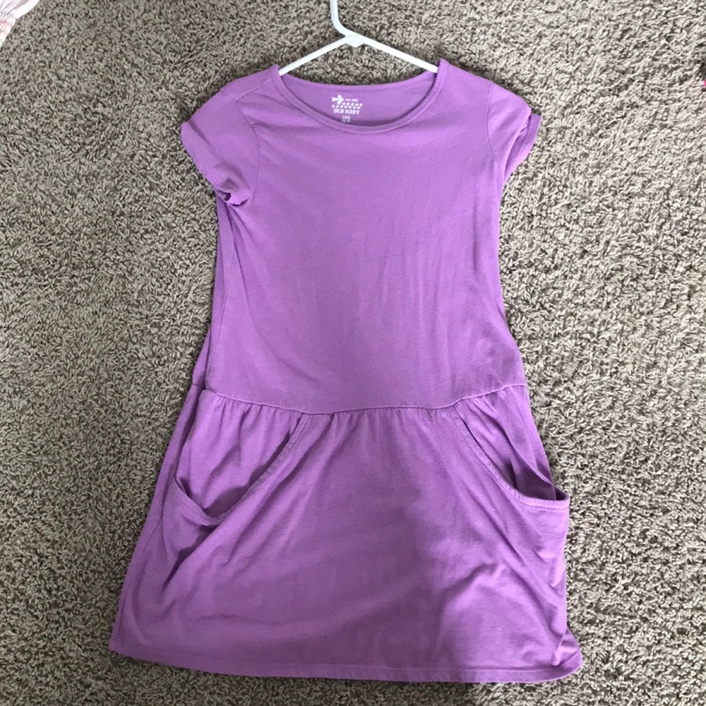 Purple swim coverup